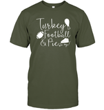 Turkey, Football & Pie Oh My Shirt – The Ultimate Fall Trio Unisex Short Sleeve Classic Tee