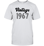 1967 Retro Vintage Birth Year Blast Unisex Short Sleeve Classic Tee