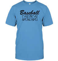 Baseball Mom Shirt Unisex Short Sleeve Classic Tee With Baseball Stripes