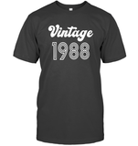 1988 Retro Vintage Birth Year Blast Unisex Short Sleeve Classic Tee