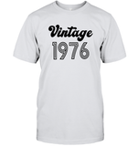 1976 Retro Vintage Birth Year Blast Unisex Short Sleeve Classic Tee