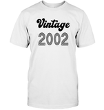 2002 Retro Vintage Birth Year Blast Unisex Short Sleeve Classic Tee