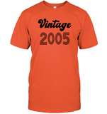 2005 Retro Vintage Birth Year Blast Unisex Short Sleeve Classic Tee
