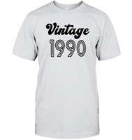 1990 Retro Vintage Birth Year Blast Unisex Short Sleeve Classic Tee