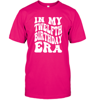 In My Twelfth Birthday Era Birthday Shirt Unisex Short Sleeve Classic Tee