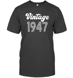 1947 Retro Vintage Birth Year Blast Unisex Short Sleeve Classic Tee