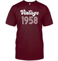 1958 Retro Vintage Birth Year Blast Unisex Short Sleeve Classic Tee