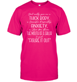 God Really Gave Me A Thick Body Shirt Unisex Short Sleeve Classic Tee