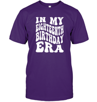 In My Eighteenth Birthday Era Birthday Shirt Unisex Short Sleeve Classic Tee