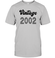 2002 Retro Vintage Birth Year Blast Unisex Short Sleeve Classic Tee