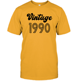 1990 Retro Vintage Birth Year Blast Unisex Short Sleeve Classic Tee