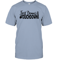 First Downs & Touchdowns Shirt - Score Big in Style! Unisex Short Sleeve Classic Tee