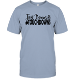 First Downs & Touchdowns Shirt - Score Big in Style! Unisex Short Sleeve Classic Tee