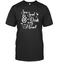 Sun Sand & A Drink In My Hand Bachelorette Shirt For Women