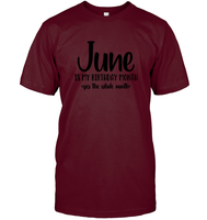 June Birthday Month Unisex Short Sleeve Classic Tee