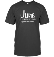 June Birthday Month Unisex Short Sleeve Classic Tee