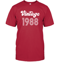 1988 Retro Vintage Birth Year Blast Unisex Short Sleeve Classic Tee