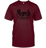 March Birthday Month Unisex Short Sleeve Classic Tee