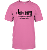 January Birthday Month Unisex Short Sleeve Classic Tee