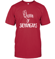 Queen of Shenanigans St Patrick's Day Shirt Unisex Short Sleeve Classic Tee