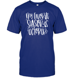 My Favorite Season Is October Shirt – Celebrate Spooky Season in Style Unisex Short Sleeve Classic Tee