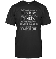 God Really Gave Me A Thick Body Shirt Unisex Short Sleeve Classic Tee
