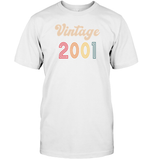 2001 Retro Vintage Birth Year Blast Unisex Shirt, Long Sleeve, Hoodie, Sweatshirt
