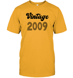 2009 Retro Vintage Birth Year Blast Unisex Short Sleeve Classic Tee