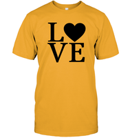 Love Letters With Heart Valentine's Day Unisex Short Sleeve Classic Tee