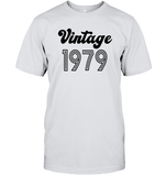1979 Retro Vintage Birth Year Blast Unisex Short Sleeve Classic Tee