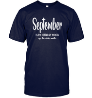 September Birthday Month Unisex Short Sleeve Classic Tee