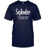 September Birthday Month Unisex Short Sleeve Classic Tee