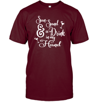 Sun Sand & A Drink In My Hand Bachelorette Shirt For Women