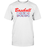 Baseball Mom Shirt, Long Sleeve, Hoodie, and Sweatshirt With Baseball Stripes