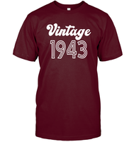 1943 Retro Vintage Birth Year Blast Unisex Short Sleeve Classic Tee