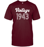 1943 Retro Vintage Birth Year Blast Unisex Short Sleeve Classic Tee