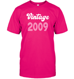 2009 Retro Vintage Birth Year Blast Unisex Short Sleeve Classic Tee