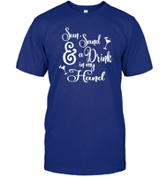 Sun Sand & A Drink In My Hand Bachelorette Shirt For Women