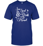 Sun Sand & A Drink In My Hand Bachelorette Shirt For Women