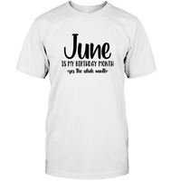 June Birthday Month Unisex Short Sleeve Classic Tee