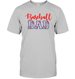 Baseball Dad Shirt, Long Sleeve, Hoodie, and Sweatshirt With Baseball Stripes