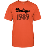 1989 Retro Vintage Birth Year Blast Unisex Short Sleeve Classic Tee