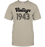 1943 Retro Vintage Birth Year Blast Unisex Short Sleeve Classic Tee