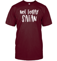 Not Today Satan Family Shirt Unisex Short Sleeve Classic Tee