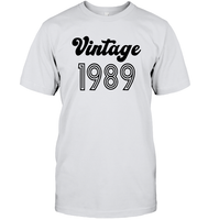 1989 Retro Vintage Birth Year Blast Unisex Short Sleeve Classic Tee