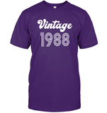 1988 Retro Vintage Birth Year Blast Unisex Short Sleeve Classic Tee