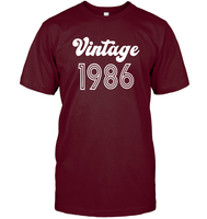 1986 Retro Vintage Birth Year Blast Unisex Short Sleeve Classic Tee