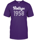 1958 Retro Vintage Birth Year Blast Unisex Short Sleeve Classic Tee