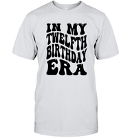 In My Twelfth Birthday Era Birthday Shirt Unisex Short Sleeve Classic Tee