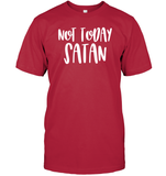 Not Today Satan Family Shirt Unisex Short Sleeve Classic Tee